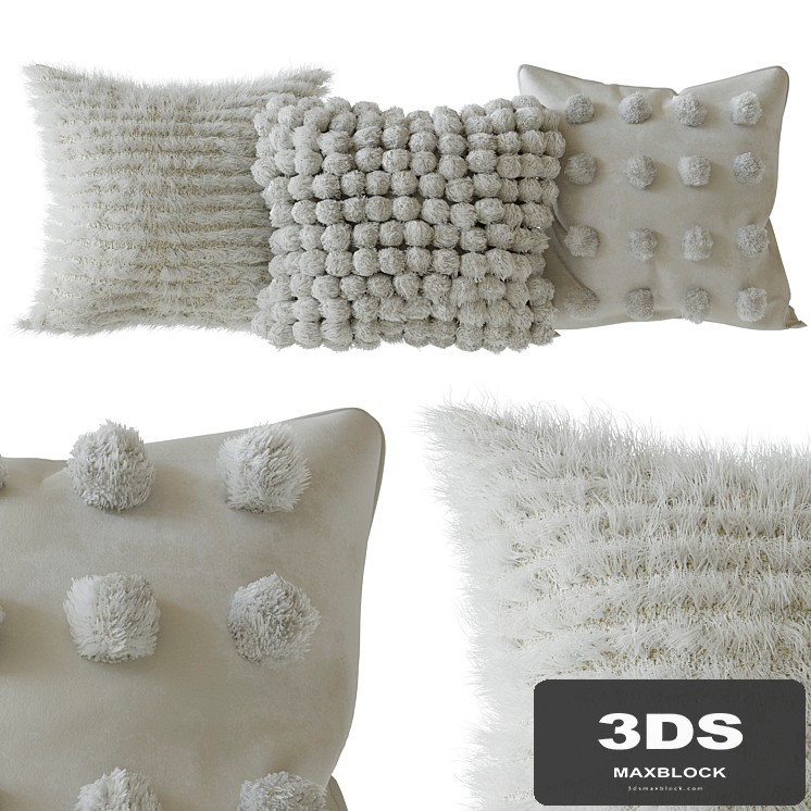 Scandinavian wool pillows