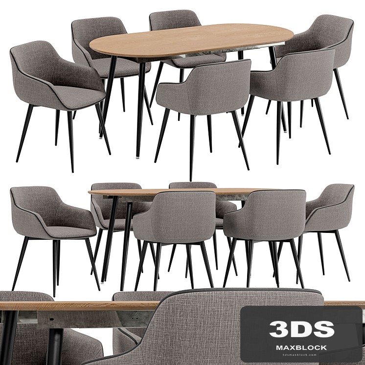 Dining chair IMR-624593 and table Colorado