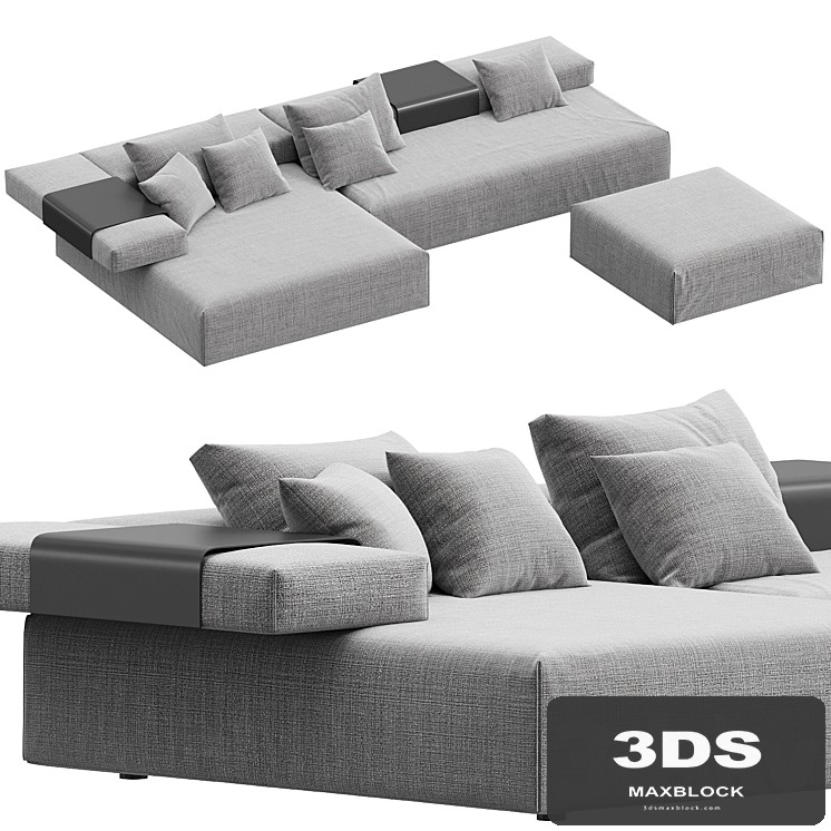 CINDER BLOCK modular sofa design Luca Nichetto Combination 01