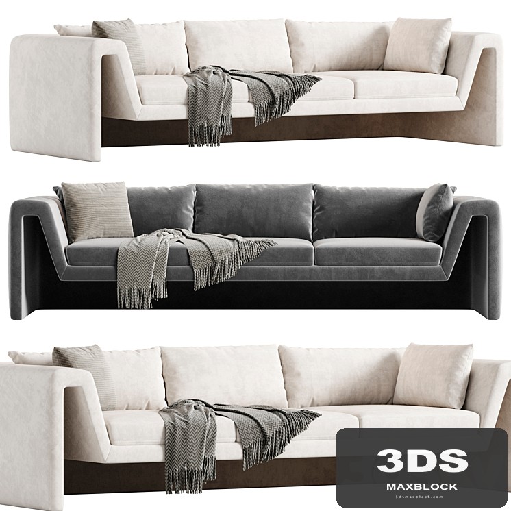 PERIMETER GRAY SOFA
