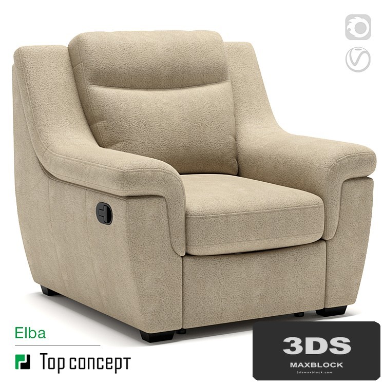 Armchair recliner Elba
