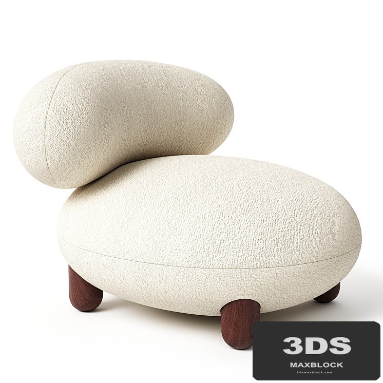 (OM) Noom Flock Lounge Chair