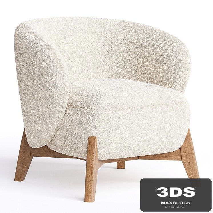 Armchair Tilar Cozy White