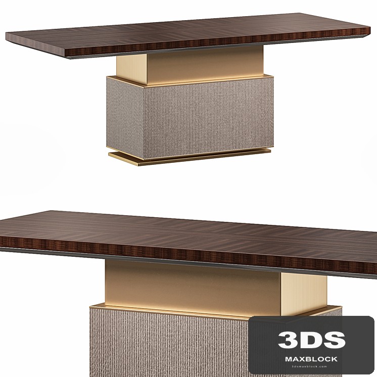 Rock R Table by Kapital Collection