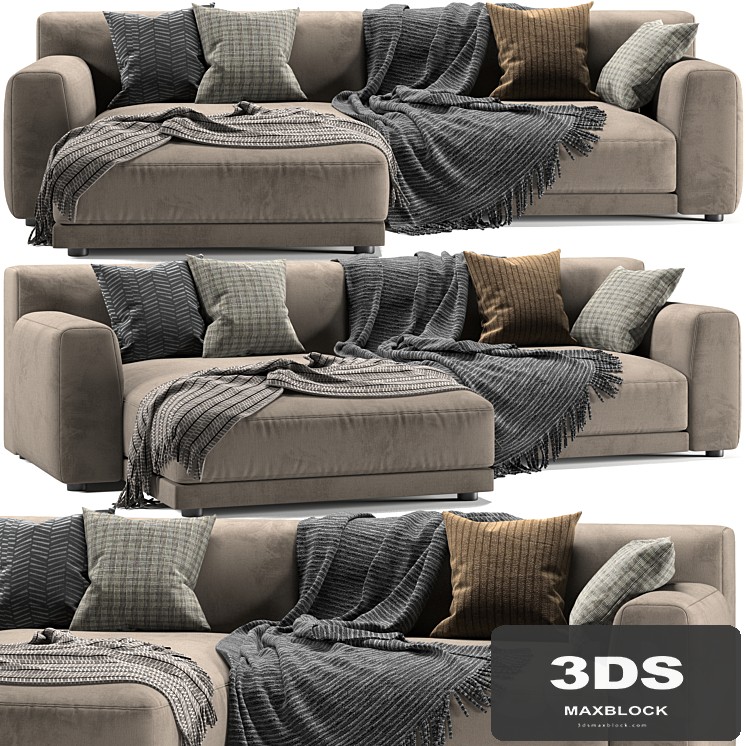 Poliform Paris Seoul Longue Sofa