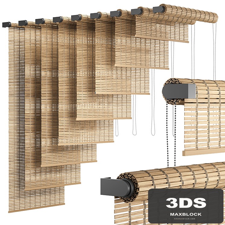 Wooden roller blinds 3