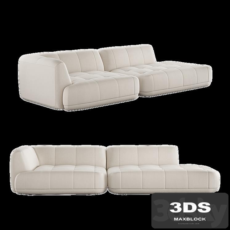 Sofa HAY QUILTON ONE-ARM