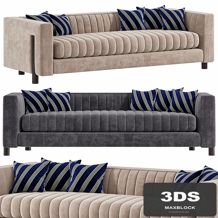 GRAY SOFA SOUTH HILL HOME COLLECTION
