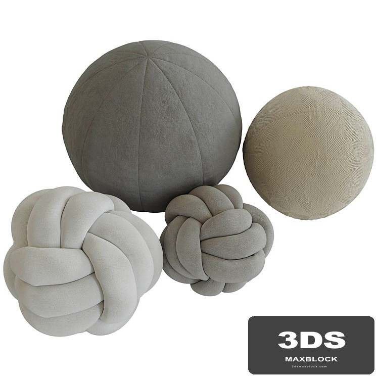 Knot pillow and sphere pillow