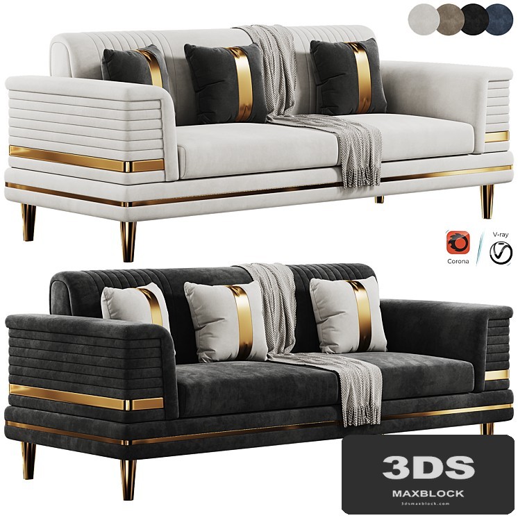 FH 7166 Sofa Set