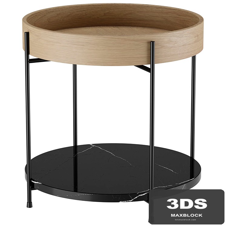 Black and beige coffee table