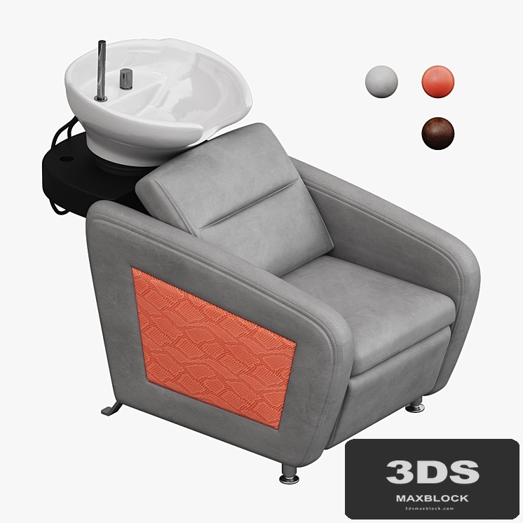 Hairdressing chair for hair washing MADISON