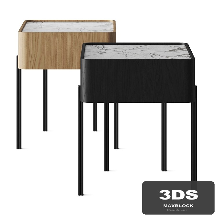 Olivia Stone Bedside Table