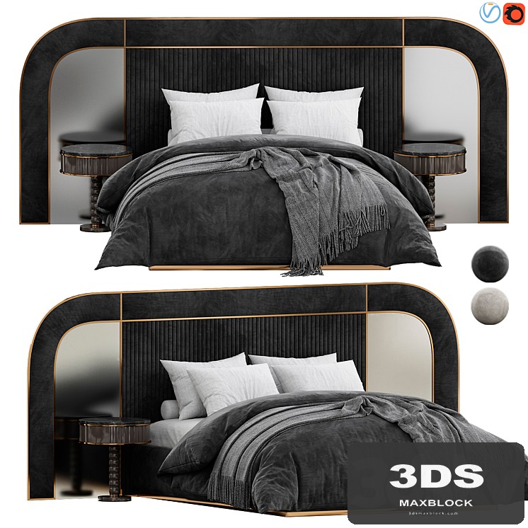 Velovis Bed by Zebrano