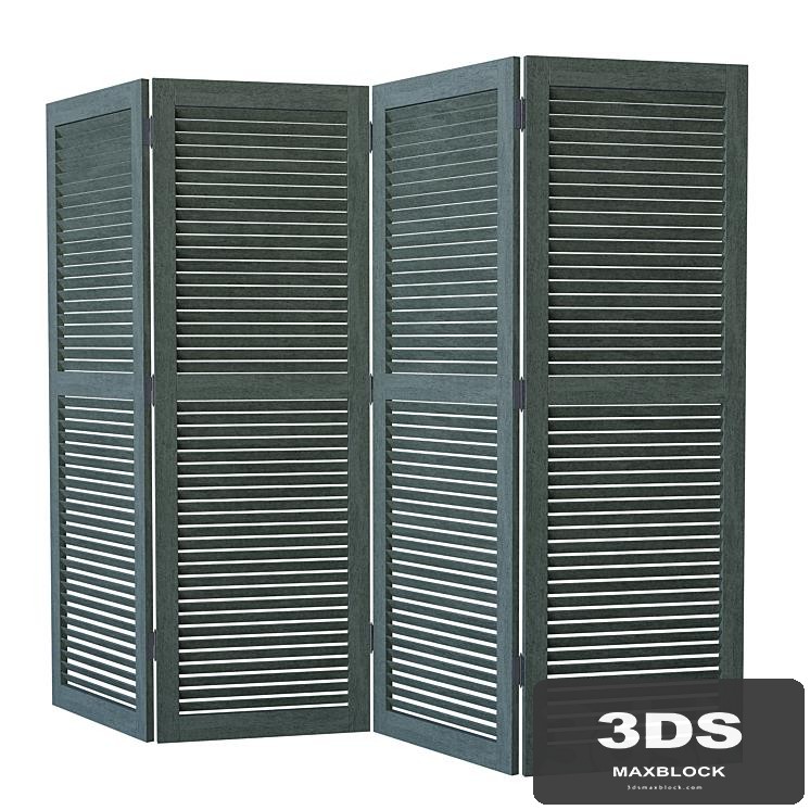 louvered door screen