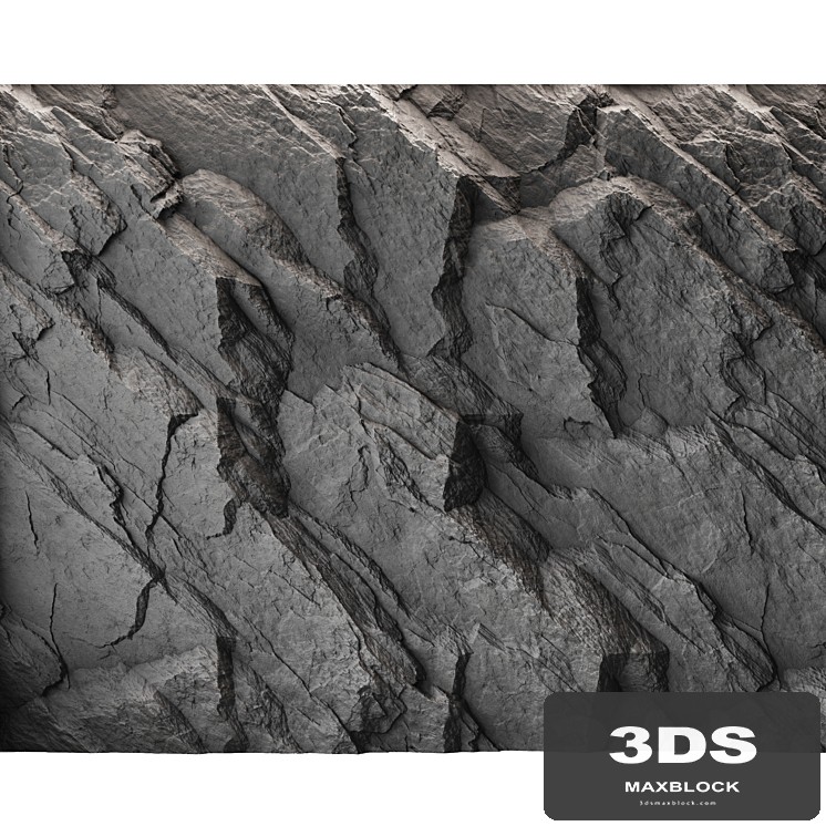 Rock cliff wall №67