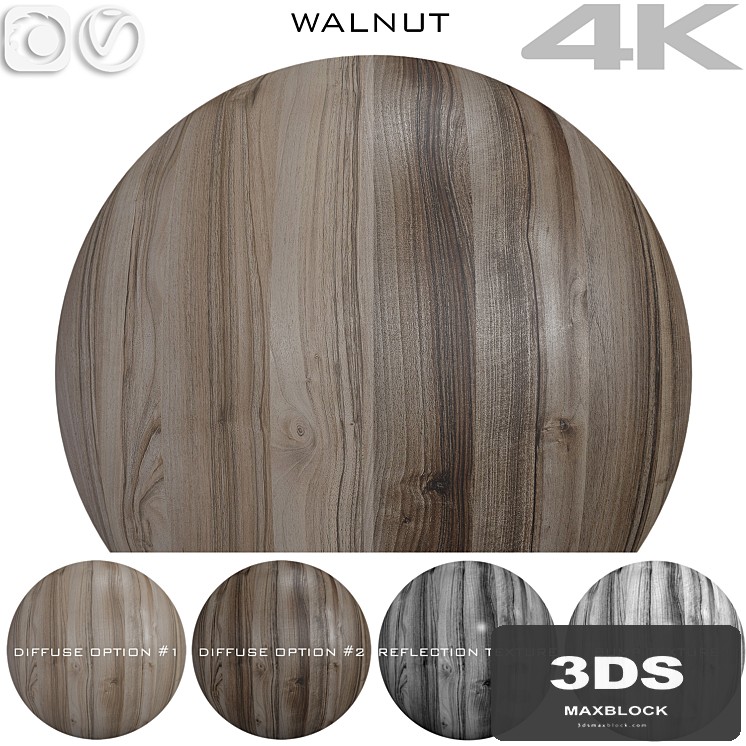 Texture Walnut №6