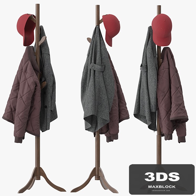 Coat Rack 8 Hooks