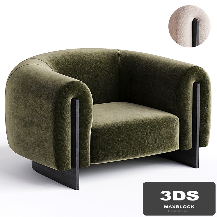 MINUIT ARMCHAIR by STEPHANE PARMENTIER