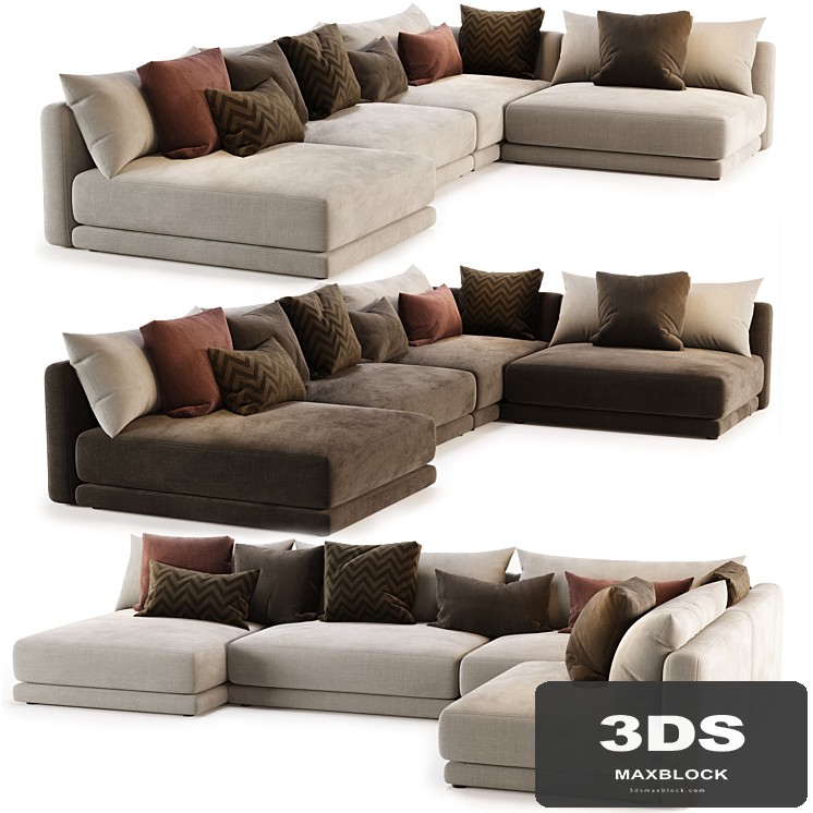 Katarina Corner Couch Sofa By Blanche
