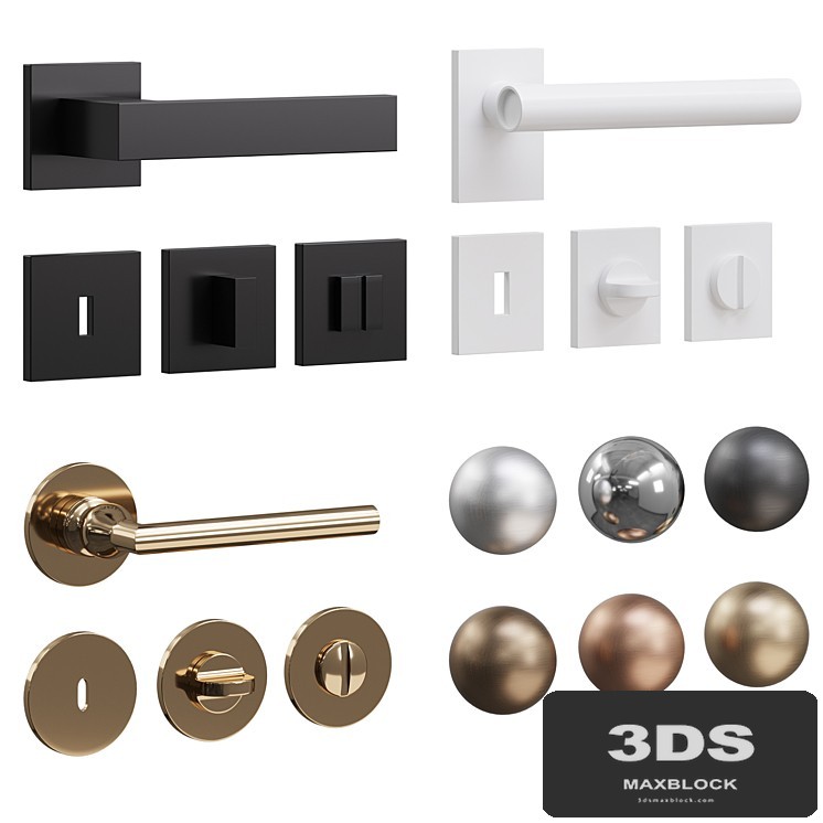 Door handles DND /Edra, Isabella, Blend/