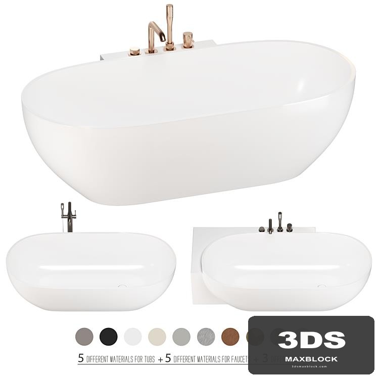 REXA HOLE bathtubs set 01