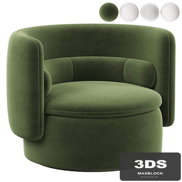 Group armchair with fixed base By SCP