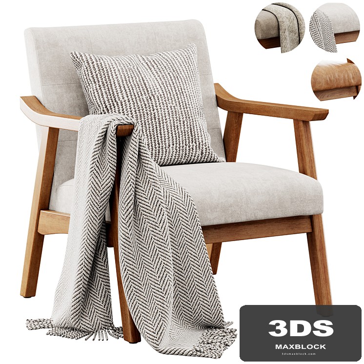 Saul Armchair by Mercury Row