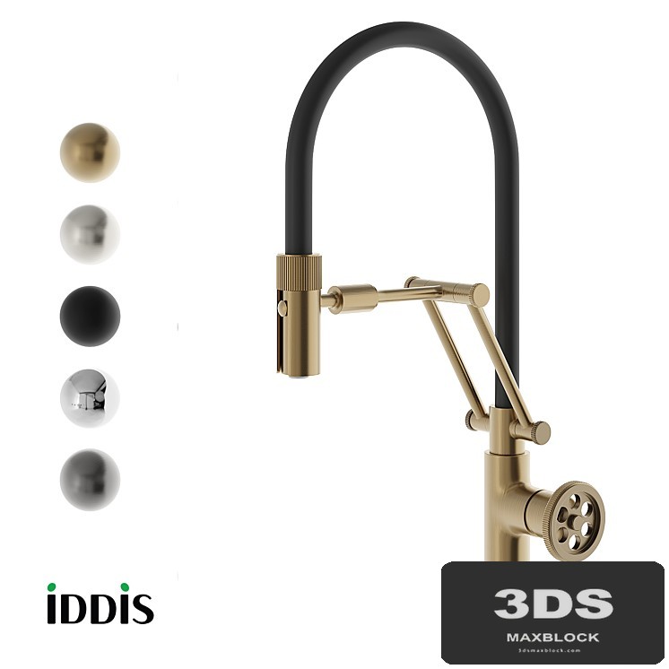 OM Kitchen faucet with flexible spout, Grange, IDDIS, GRABLFLi05