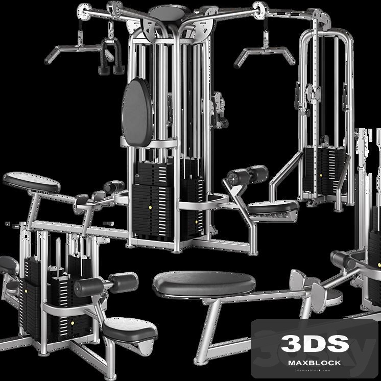 HOIST MULTI JUNGLE GYM SYSTEM CMJ-6600-S 6 STATION