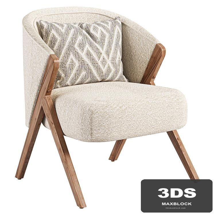 ZARA HOME UPHOLSTERED BOUCLÉ ARMCHAIR