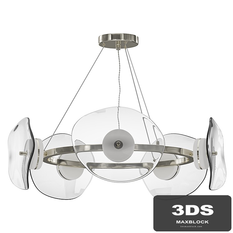Suspended LED Chandelier Odeon Light Fluent