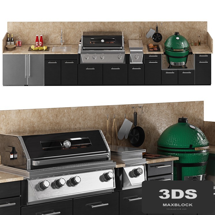TREX outdoor kitchen