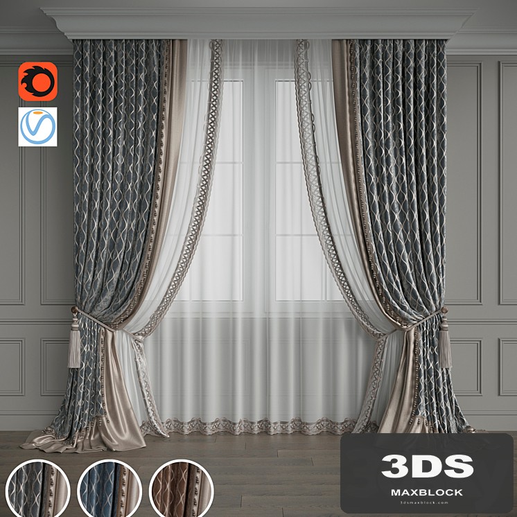 Drapery set 128
