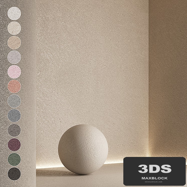 Decorative plaster set 06