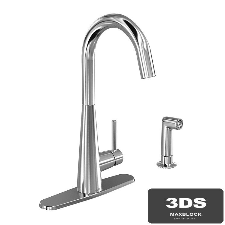 Moen Sleek Chrome One Handle Kitchen Faucet