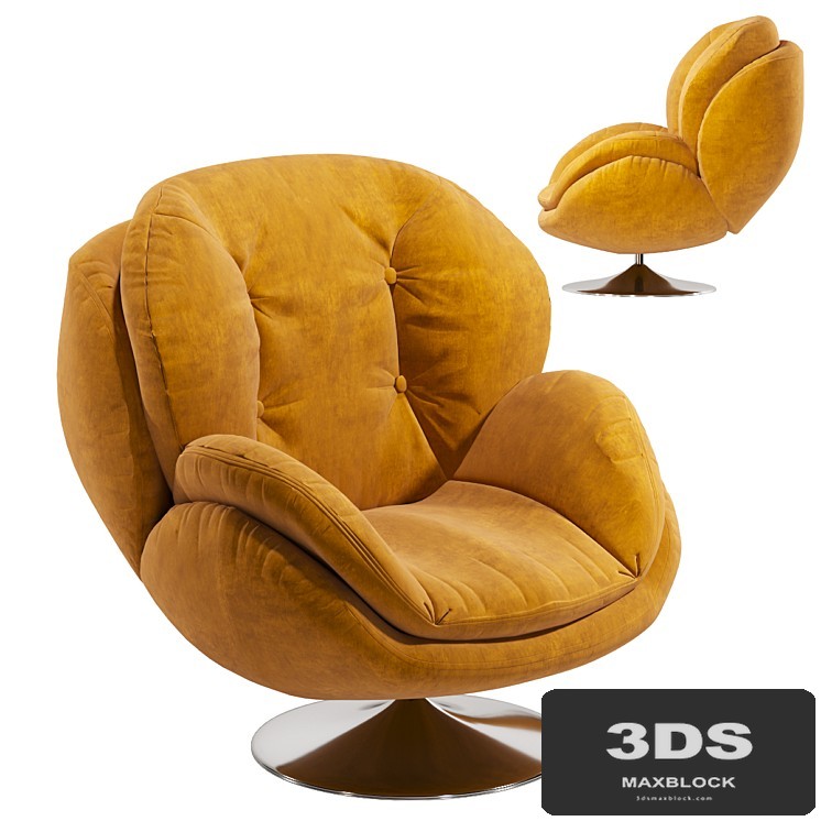 Swivel Armchair Cozy Amber