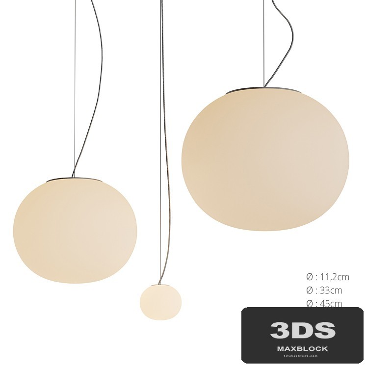 Glo-Ball Pendant, Flos