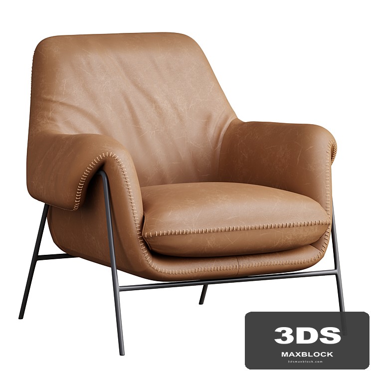 Engles leather chair