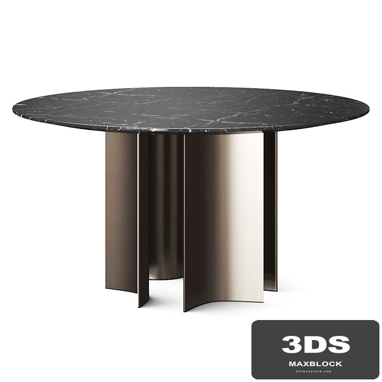 Lema Gullwing Round Dining Table