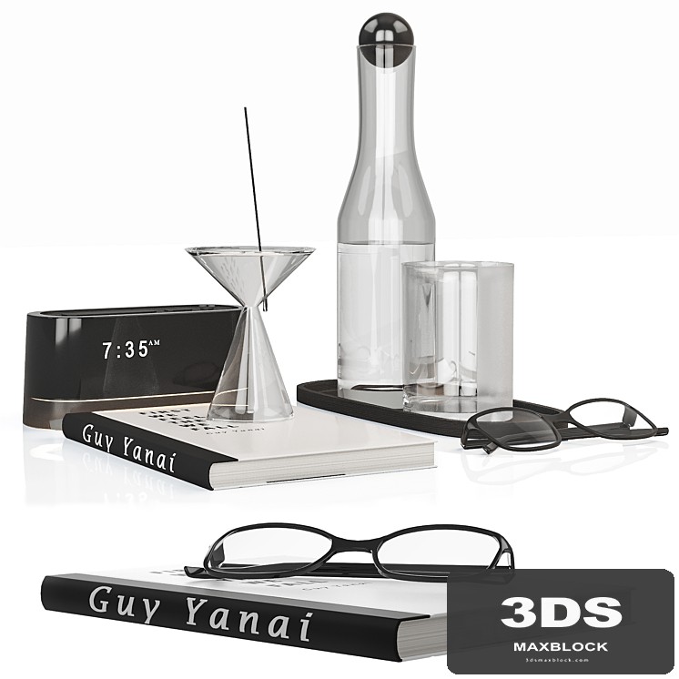 Minimalistic men decor with a carafe