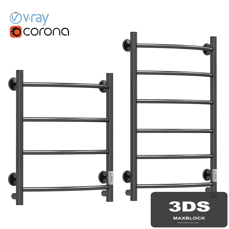 Electric towel warmer EWRIKA Safo PR1 80x50, black