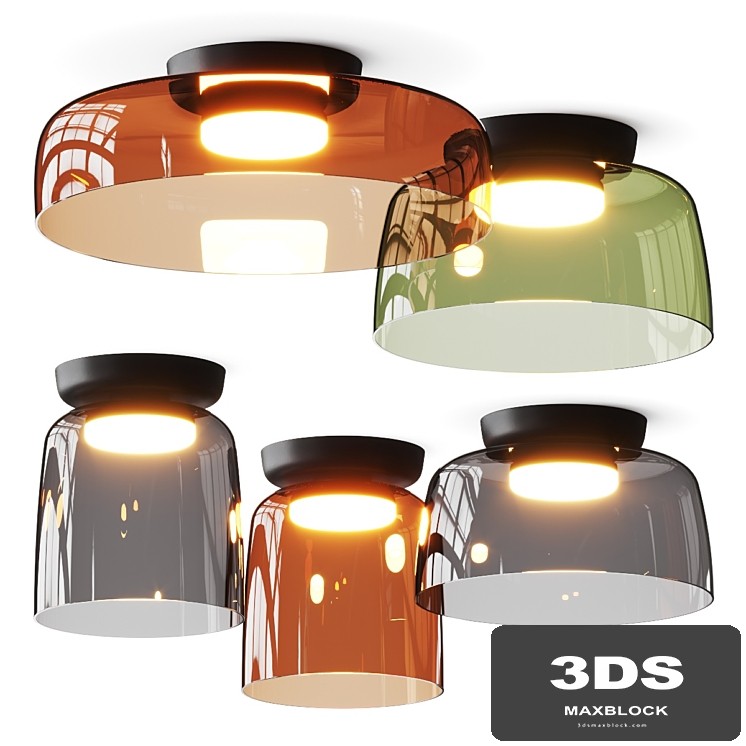 Leds C4 Levels Ceiling Lamps