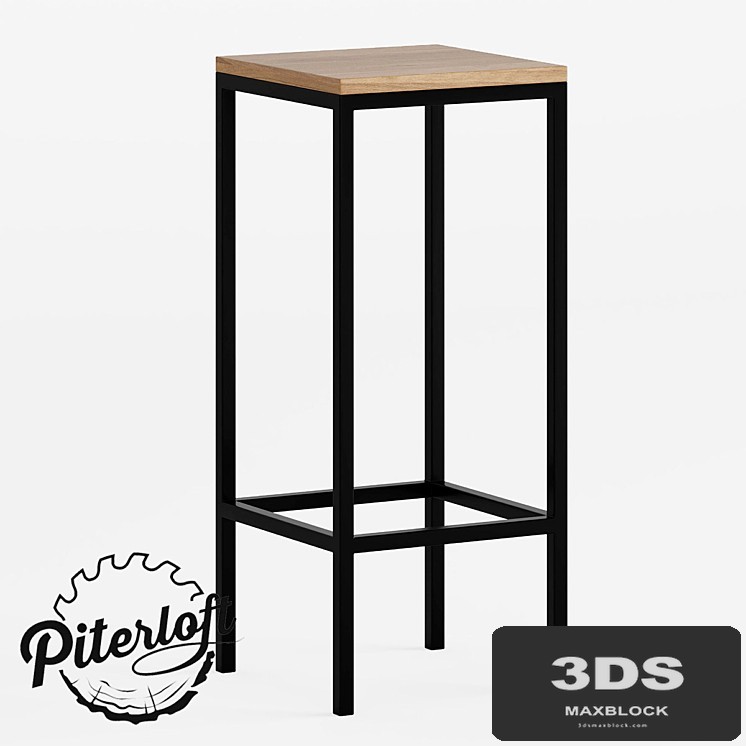 Bar stool Forest in loft style