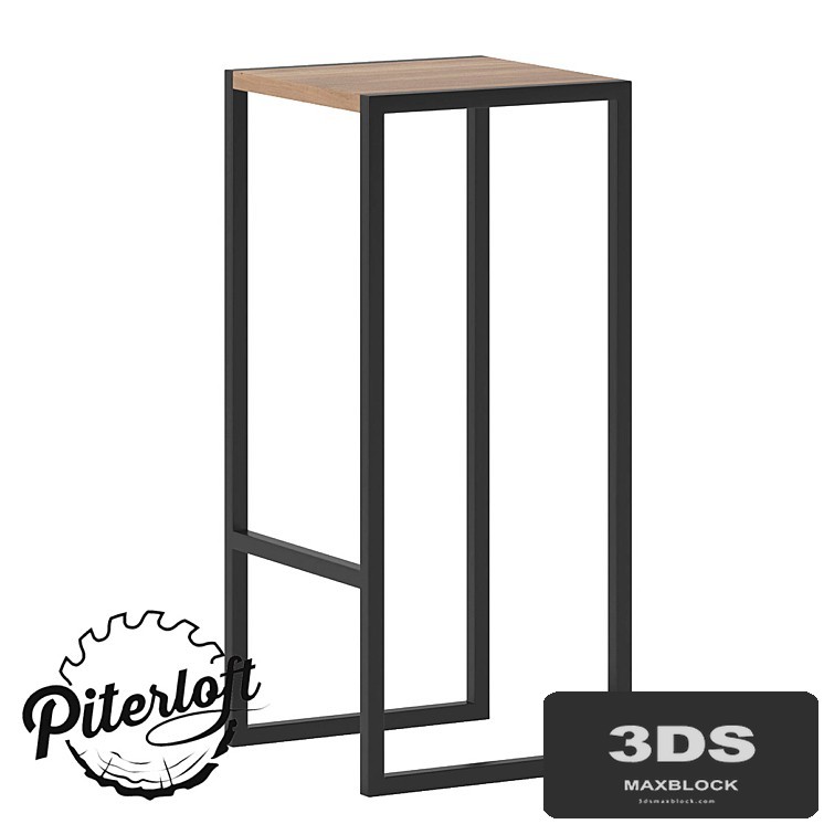 Bar stool Stord in loft style