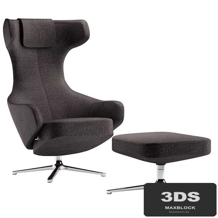 Armchair Vitra Grand Repos