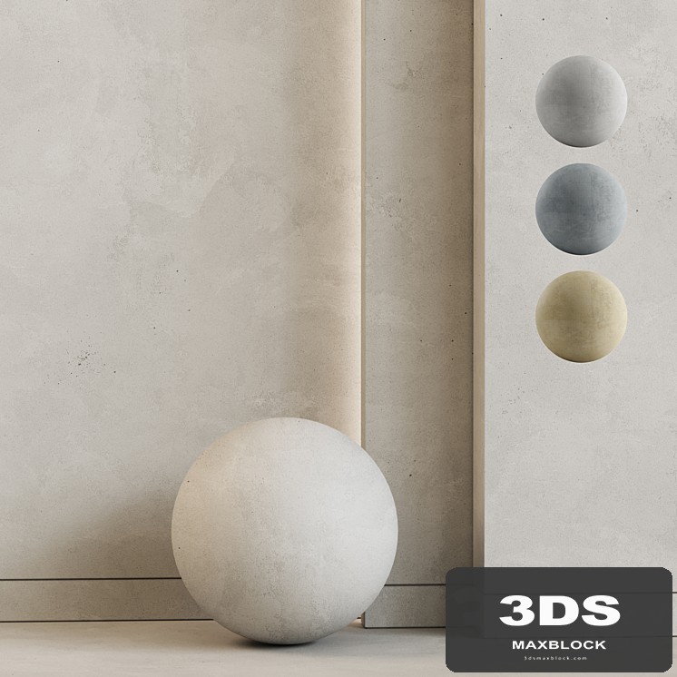 Decorative Plaster 01 by Devran3D