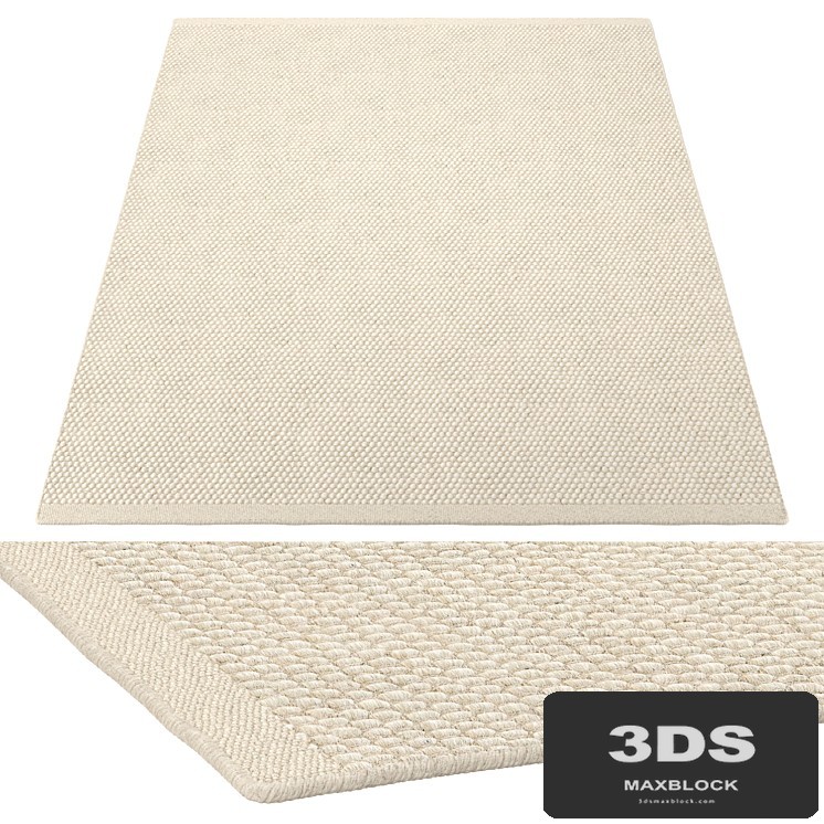 Wool Rug Rocco White