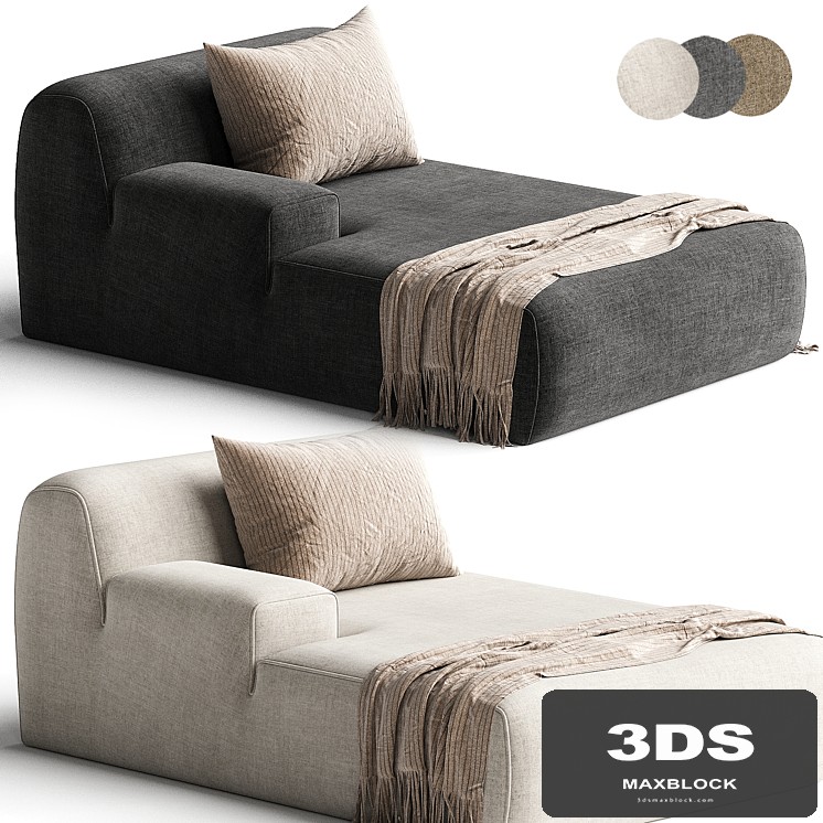 Meridiani Norton chaise longue