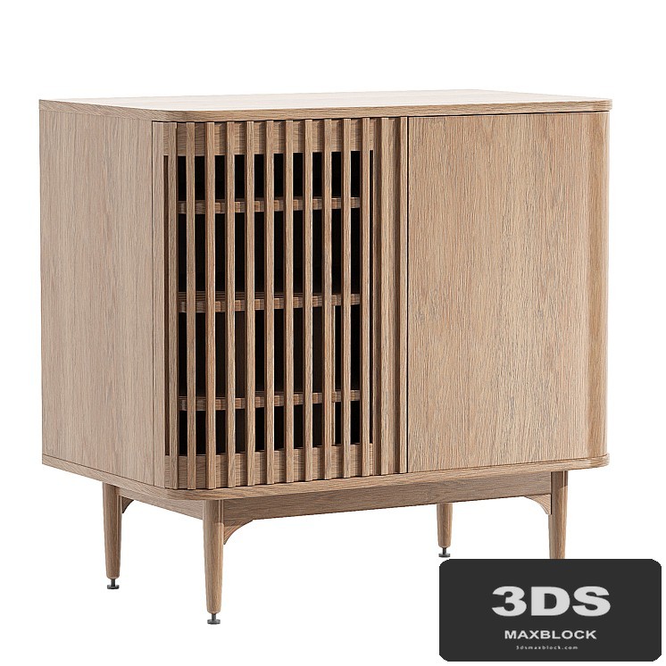 Light Oak Drink Cabinet